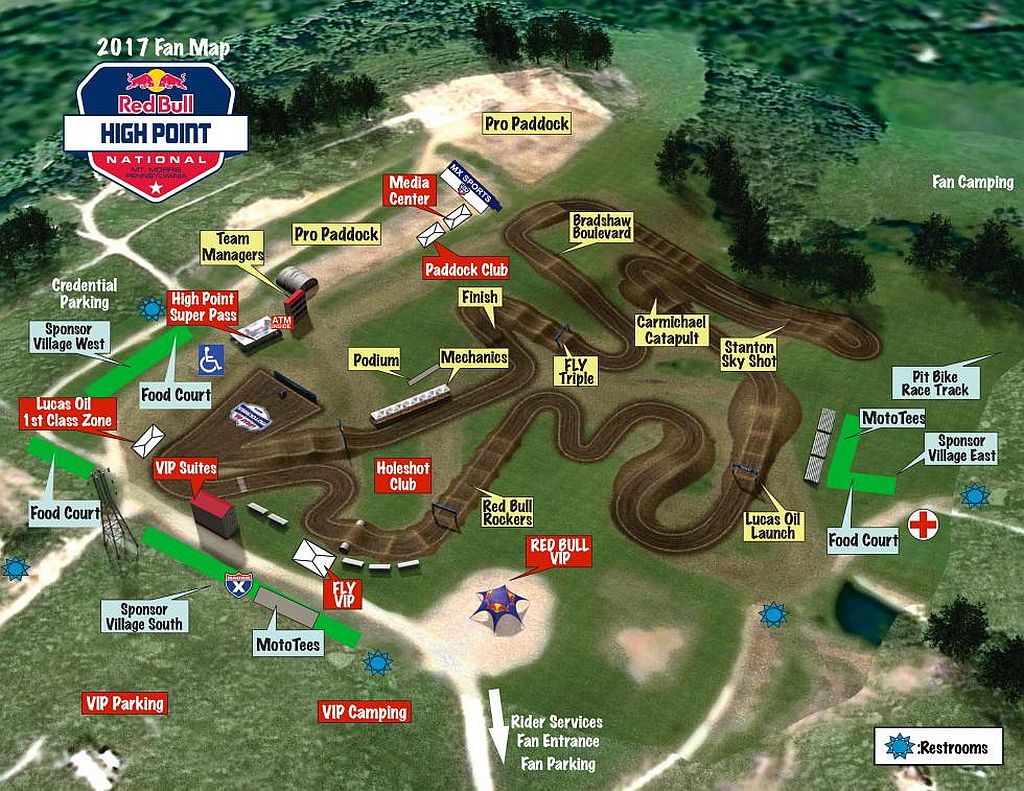 High Point MX VIDEO Track Map Motocross.it