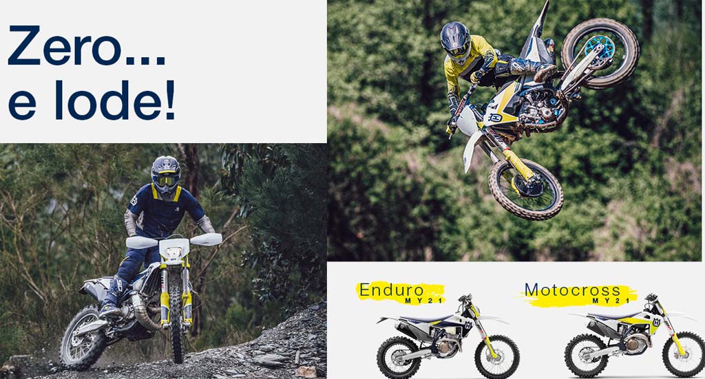 Husqvarna Motorcycles Finance Promozione “Zero e lode sulla gamma  OffRoad2021 