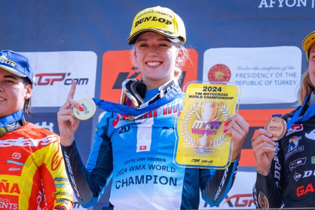 Lotte Van Drunen si è infortunata in America | guai per la campionessa del mondo WMX 2024