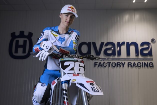 Liam Everts insieme al Nestaan Husqvarna Factory Racing per il 2025